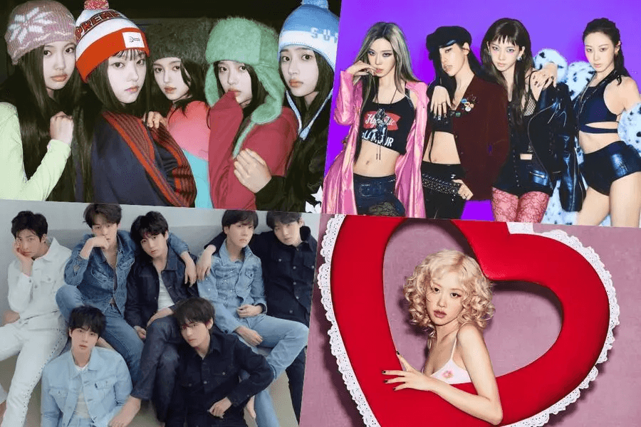 حصل كل من NewJeans وaespa وBTS وروزي من فرقة BLACKPINK على شهادات RIAJ الثلاثية البلاتينية والذهبية للبث المباشر في اليابان