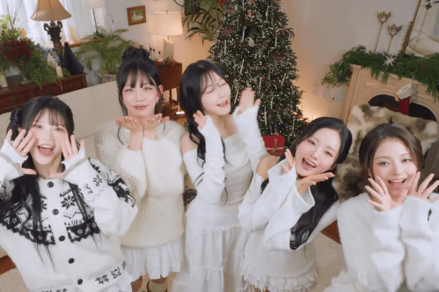 فرقة fromis_9 تفوز بأول فوز لها بأغنية "White Memories" في برنامج "Music Bank"