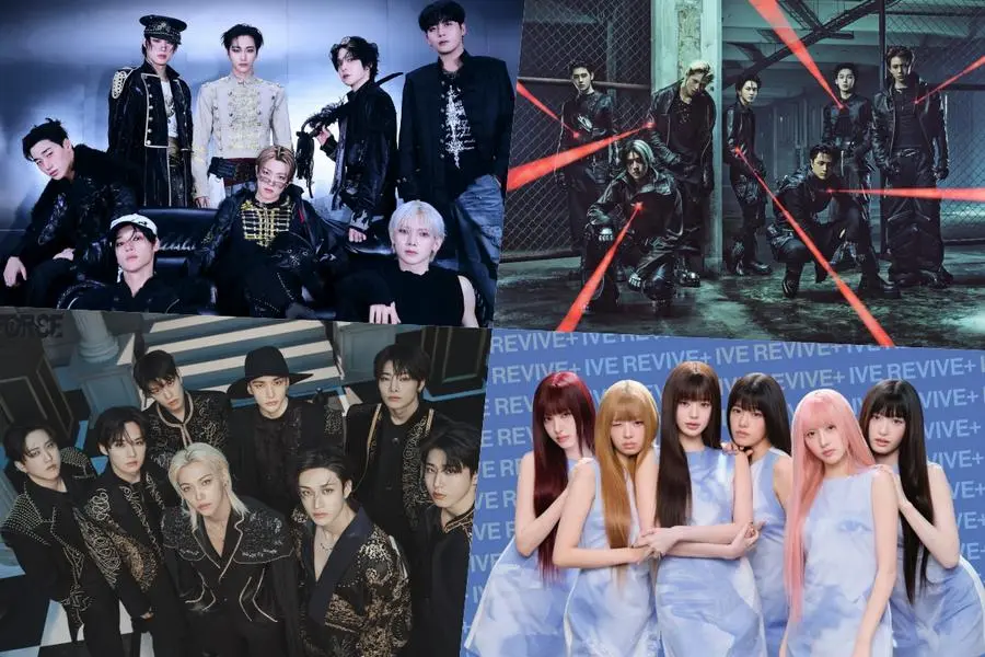 اكتسحت الفرق ATEEZ و ENHYPEN و IVE و Stray Kids و BTS و CORTIS و NewJeans و ILLIT المراكز الأولى في قائمة Billboard لألبومات العالم