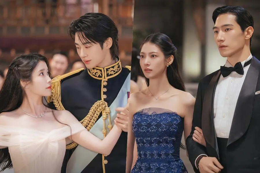 فاجأ كل من آيو و بيون وو سيوك الجميع في الحفل الملكي في مسلسل "التاج المثالي - Perfect Crown"