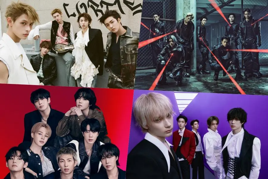اكتسحت الفرق CORTIS و ENHYPEN و BTS و TXT و Stray Kids و NewJeans و ATEEZ و P1Harmony  المراكز الأولى في قائمة Billboard لألبومات العالم