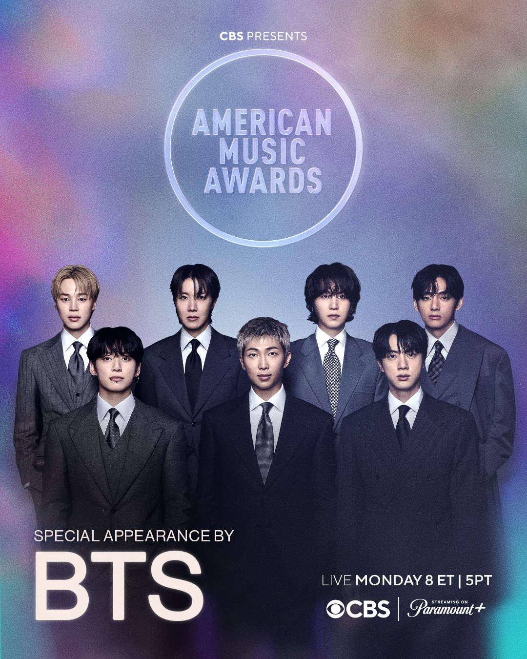 فرقة BTS ستقدم عرضاً خاصاً مباشراً في حفل توزيع جوائز الموسيقى الأمريكية لعام 2026
