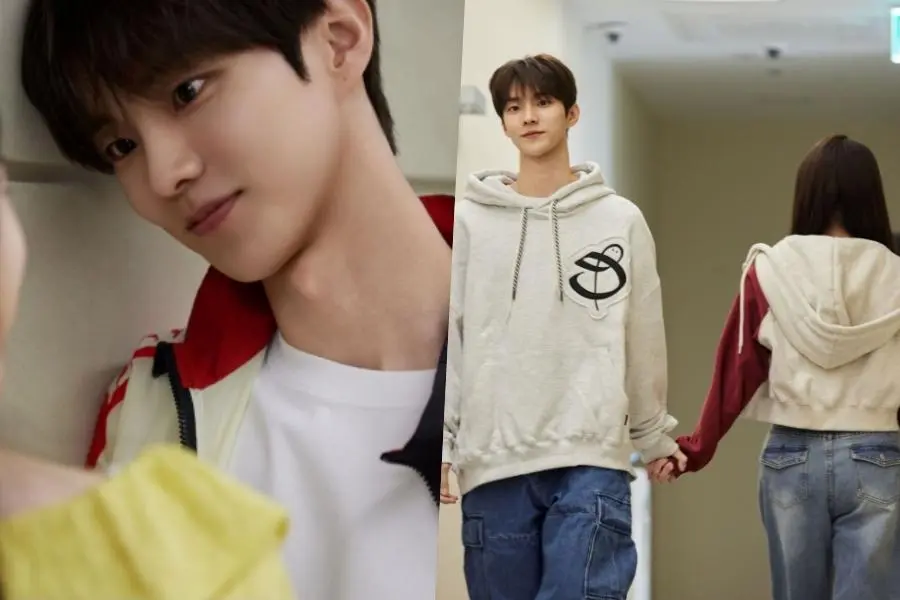 كيو من فرقة THE BOYZ وهوانغ جي آه يمسكان بأيدي بعضهما سراً في دراما "My Idol, My Debut"