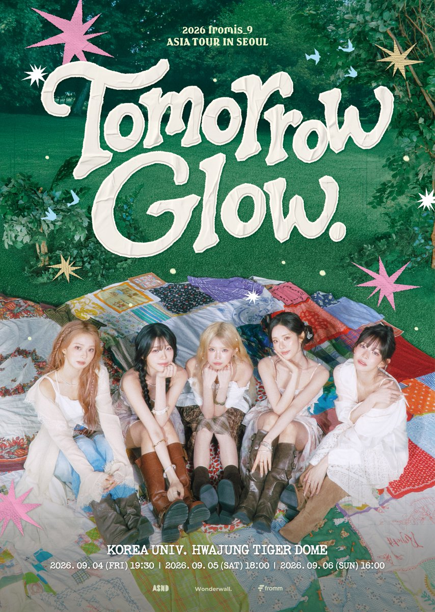 فرقة fromis_9 تعلن عن جولتها الآسيوية لعام 2026 بعنوان "TOMORROW GLOW"